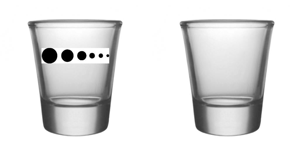 Customizable 1.5oz Thick Base Clear BarConic® Shot Glass