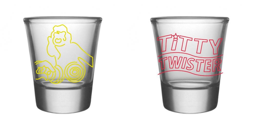 Customizable 1.5oz Thick Base Clear BarConic® Shot Glass