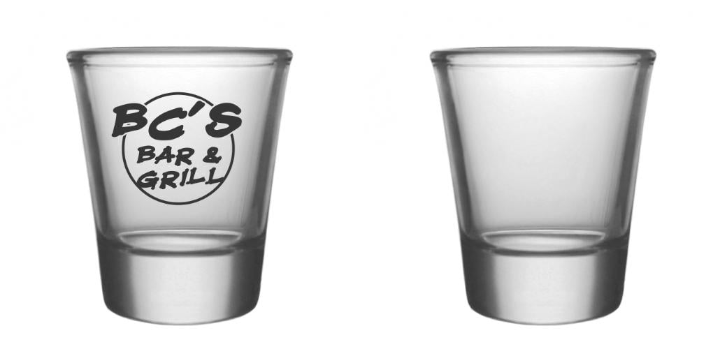 Customizable 1.5oz Thick Base Clear BarConic® Shot Glass