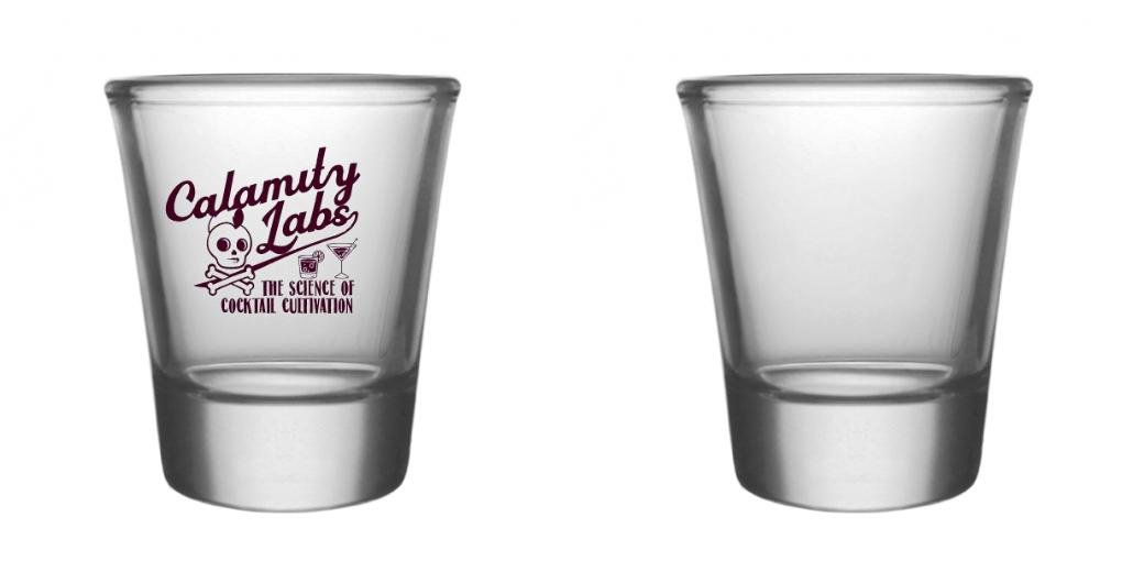 Customizable 1.5oz Thick Base Clear BarConic® Shot Glass