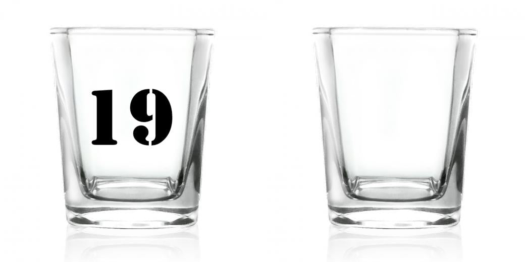Customized 2.25oz Square BarConic® Shot Glass